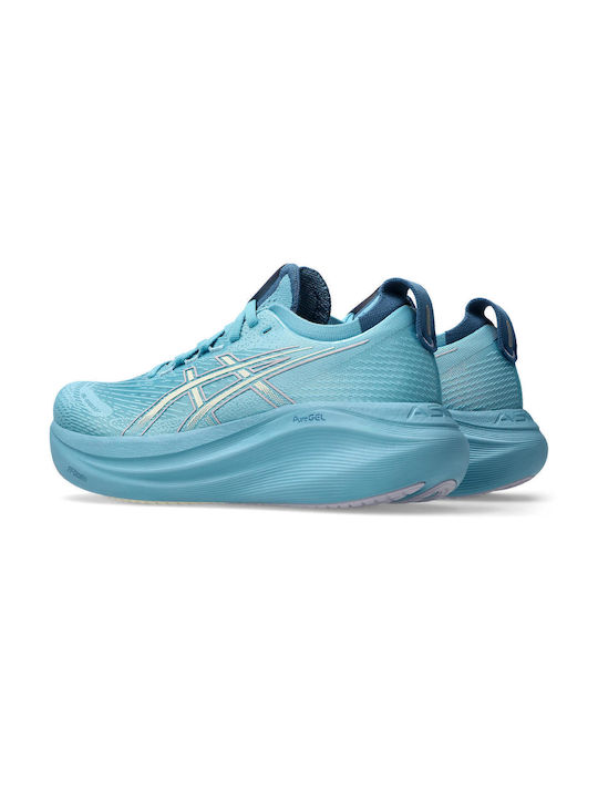 Gel-Nimbus 27 Women's Running Sport Shoes Grn / Wht