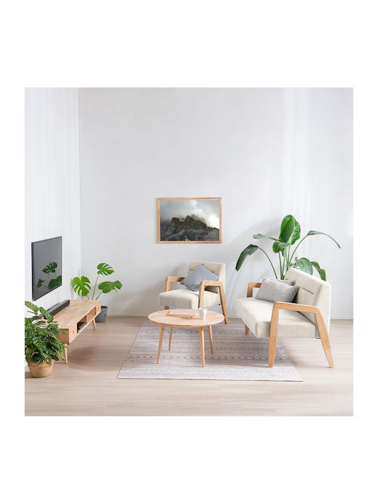 Nextdeco Armchair White 72.5x58x78.5cm