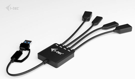 i-tec Hub 4 Θυρών USB 3.2 με σύνδεση USB-C / USB-A