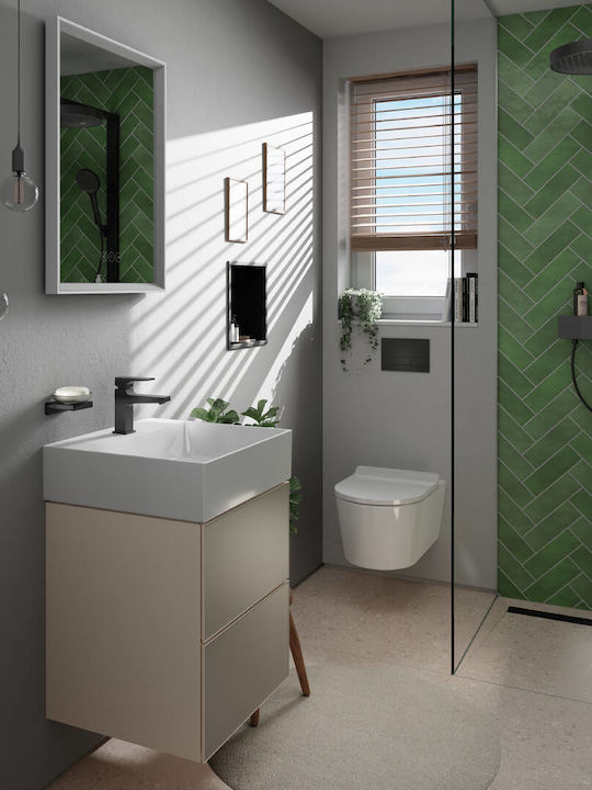 Hansgrohe Λεκάνη Κρεμαστή με Καζανάκι Χωρίς Κάλυμμα