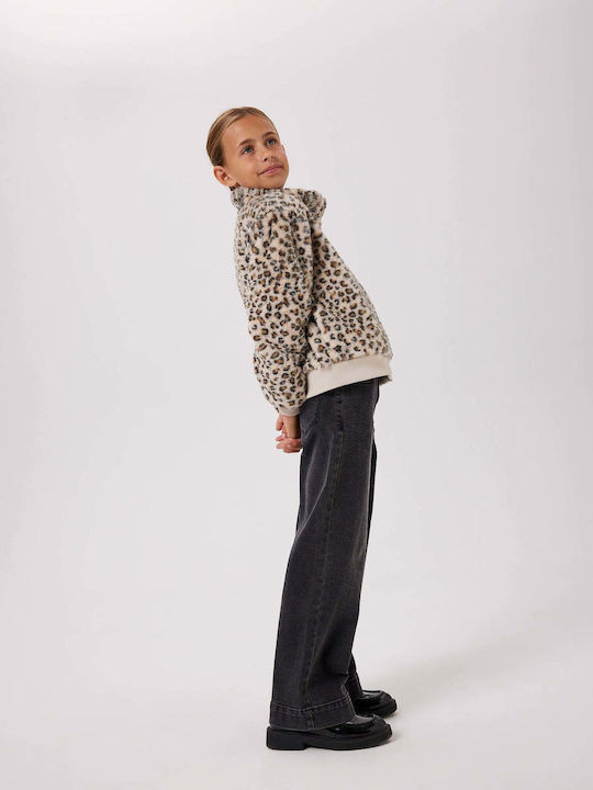 Kids' Fur Short Beige