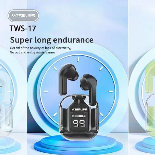 Yesplus TWS-17 In-Ear Bluetooth-Freisprecheinrichtung Kopfhörer mit Schweißresistenz und Ladeetui Grün