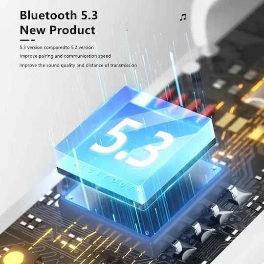 LOL AP03 In-ear Bluetooth Handsfree Ακουστικά με Θήκη Φόρτισης Πορτοκαλί