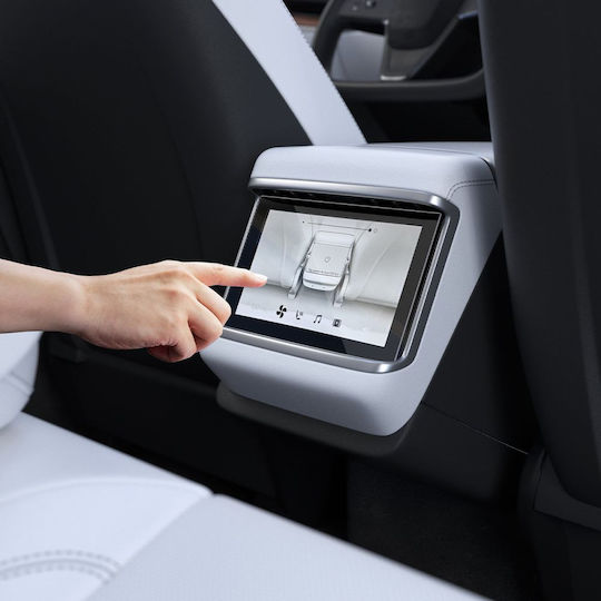 Spigen Glas.tr Slim Tesla Model S & X Protector Ecran Sistem Audio Auto Protecție ecran pentru mașină Tesla Model X 2022 / Model S 2021