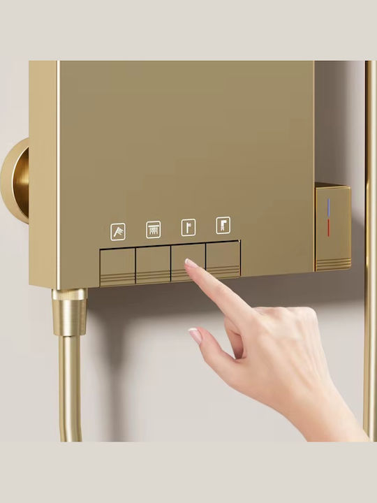 Naron Hydro Massage Column 113cm Gold