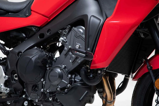 SW-Motech Motorcycle Frame Protectors Yamaha MT-09 Black