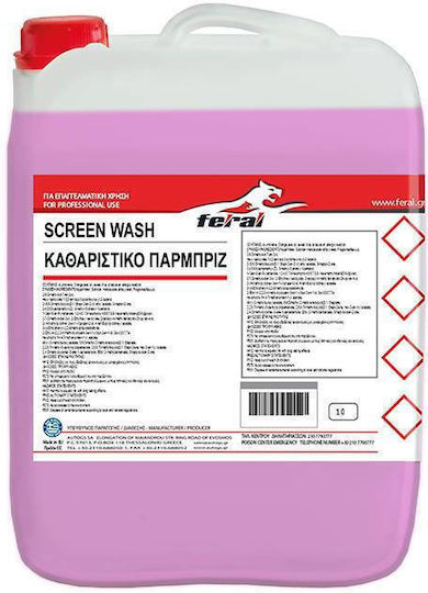 Feral Windshield Cleaner Concentrated Cleaner Liquid Car Windows 10lt