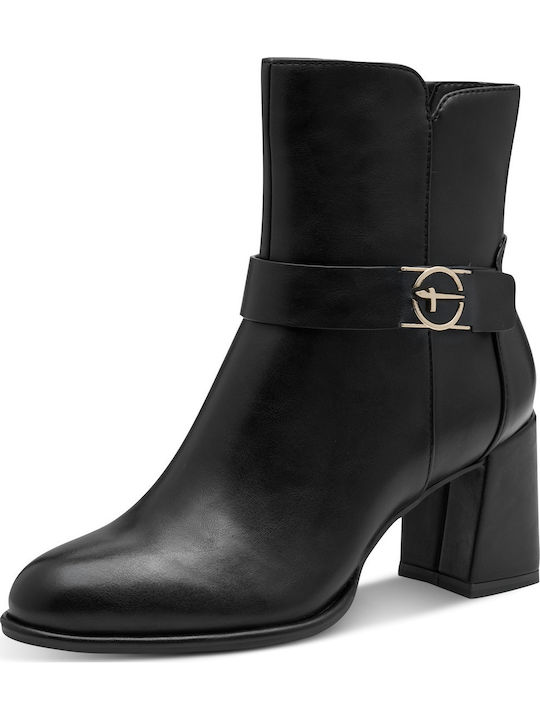 Women's Ankle Boots with Medium Heel Black