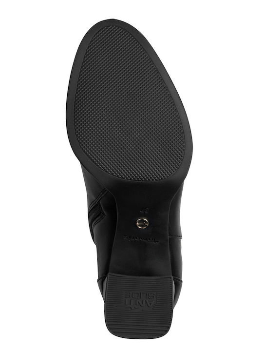 Women's Ankle Boots with Medium Heel Black