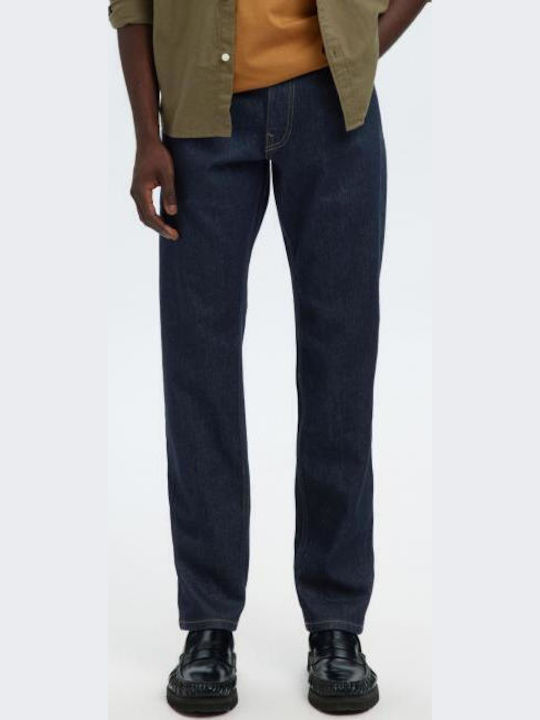 Men's Jeans Pants with Slim Fit Dark Blue