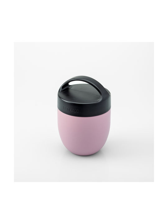 Smash Δοχείο Φαγητού Inox Ροζ 500ml
