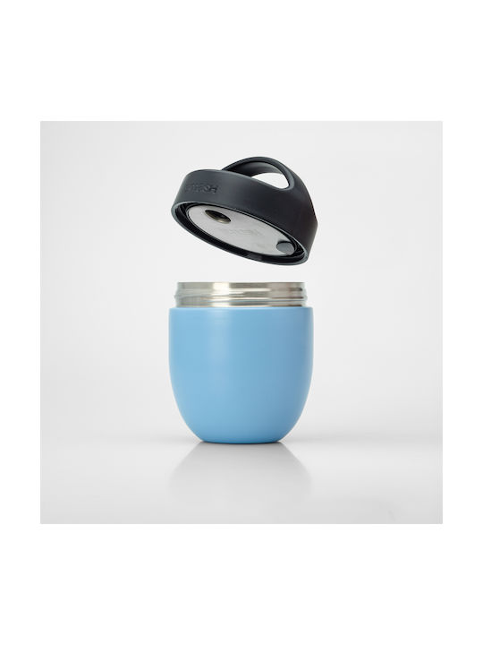 Smash Δοχείο Φαγητού Inox Μπλε 500ml