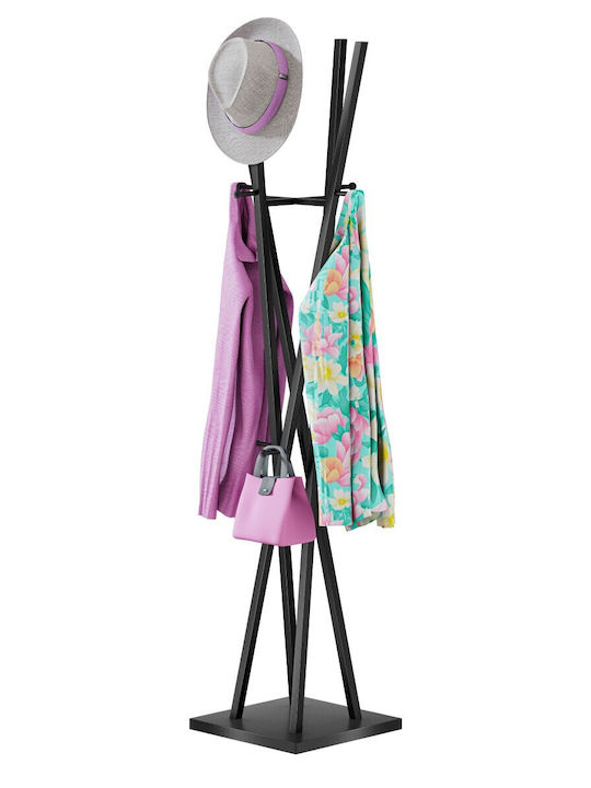 Mark Adler Metallic Coat Rack Black 182cm