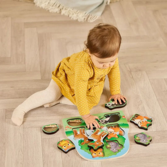 Wooden Kids Peg Puzzle for 12+ years old+ Years Orchard