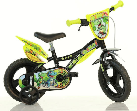Dino Bikes Dino 12" Kinder Fahrrad Stadt Gelb