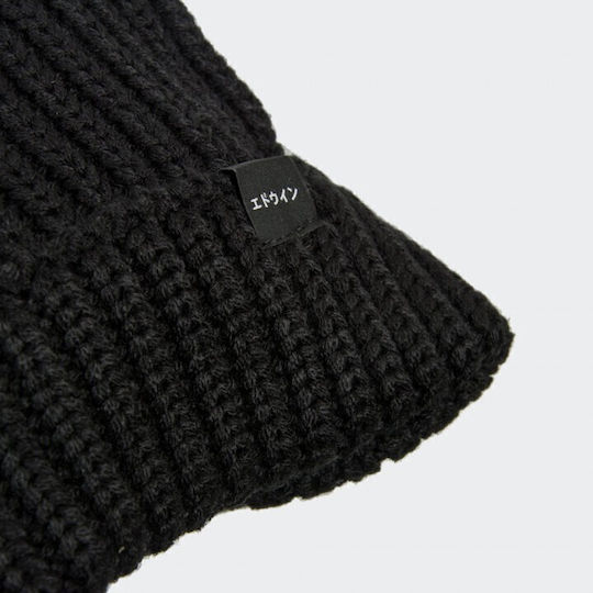 Beanie Unisex Beanie Knitted in Black color