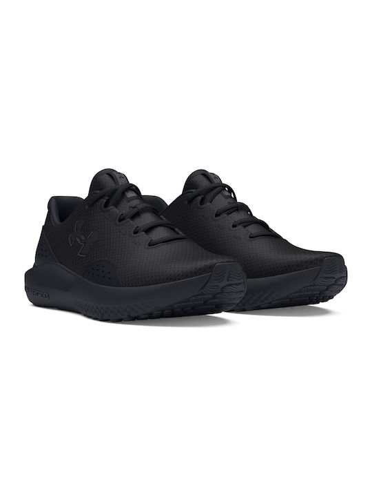 Charged Surge 4 Damen Sportschuhe Laufen Schwarz