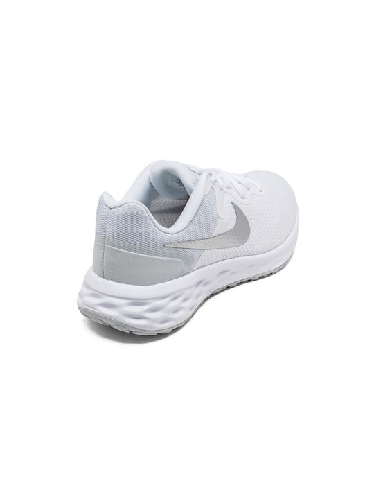 Revolution 6 Next Nature Sport Shoes Running White / Metallic Silver / Pure Platinum