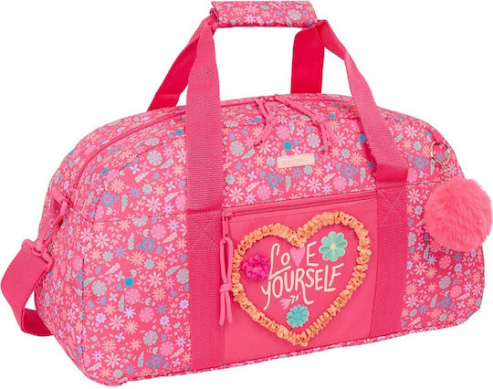 Safta Reisetasche Rosa Stoff