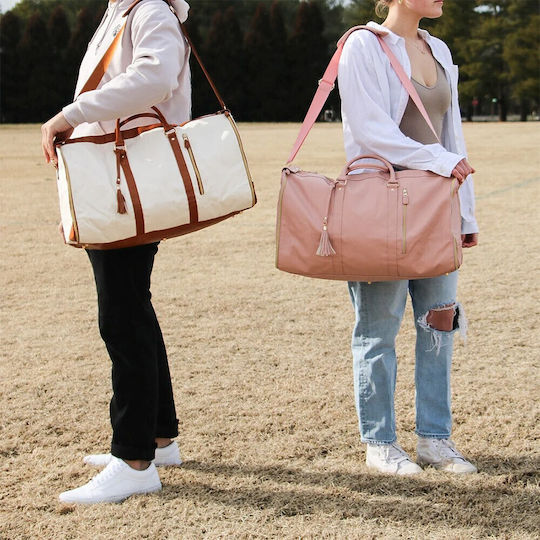 Sack Voyage Beige made of Artificial Leather H31.75cm