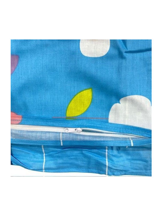 Duvet Cover Queen 230x260 Elle Blue