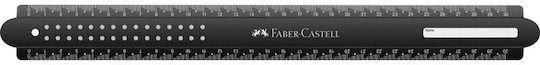 Faber Castell Ruler 30 Cm Dots Break-Resistant 172130 4005401721307 Blue Nibs
