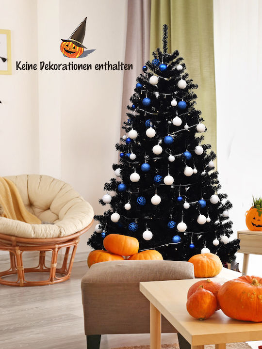 Weihnachtsbaum 180cm mit 1036 Zweige Schwarz