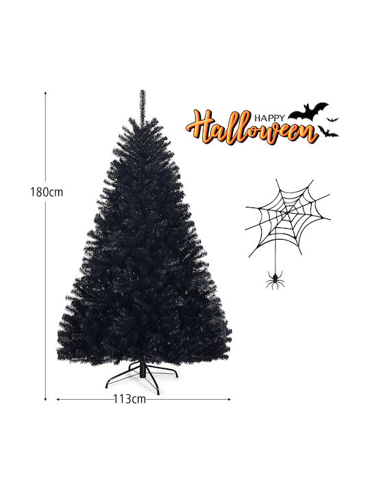 Weihnachtsbaum 180cm mit 1036 Zweige Schwarz