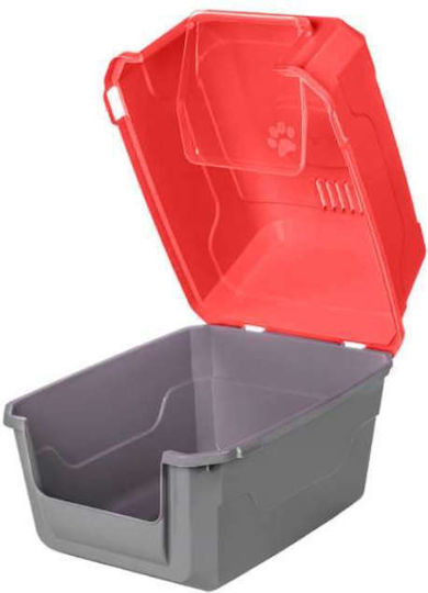 Katzentoilette Geschlossen Gray L52 x B37 x H48cm