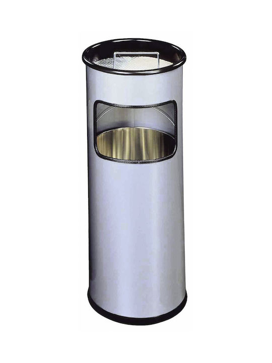 Durable Μεταλλικό Καλάθι 17lt Ασημί