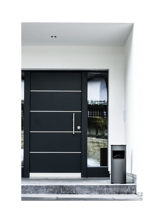 Durable Μεταλλικό Καλάθι Αχρήστων 17lt Ασημί
