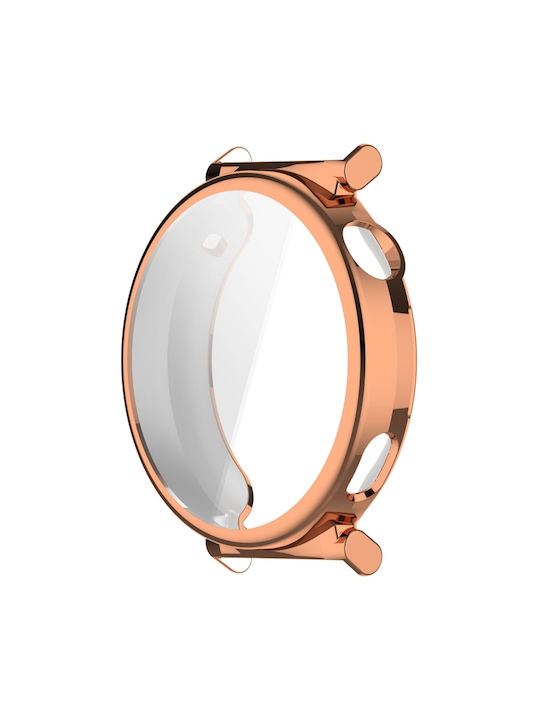 Watch Protection Silicone Case in Rose Gold color for Huawei Watch GT5 Pro 42mm