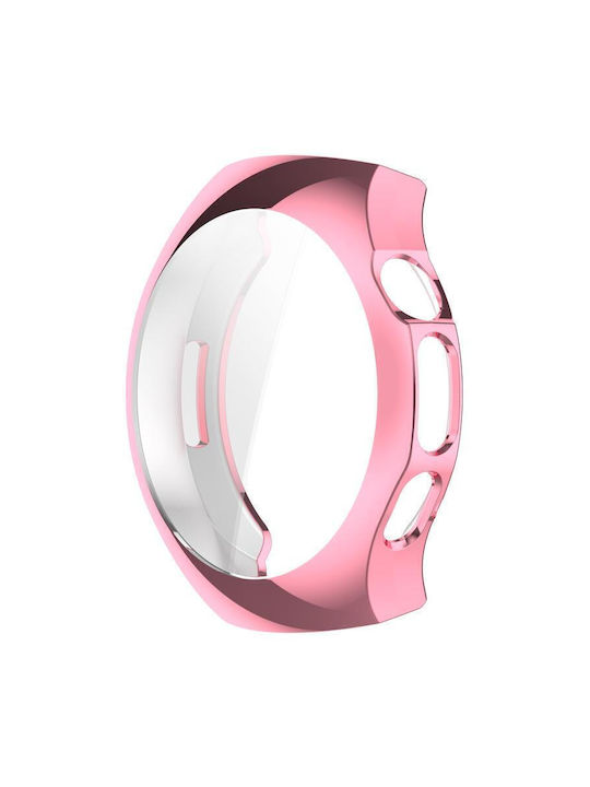 Watch Protection Silicone Case in Pink color for Huawei Watch 5 46mm