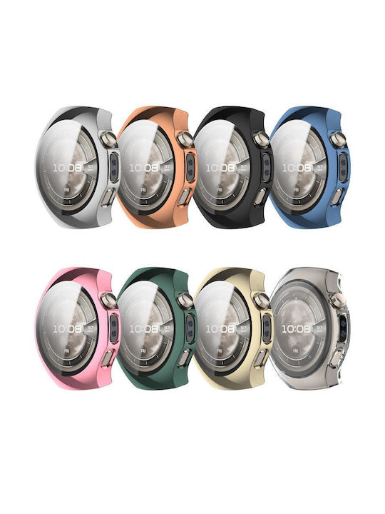 Protecție ceas Carcasă de Silicon în culoarea Auriu pentru Huawei Watch 5 42mm