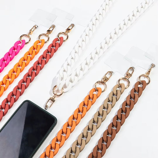 Мраморна Кръстосана Акрилна Каишка За Врата Crossbody Мобилен Телефон 120см