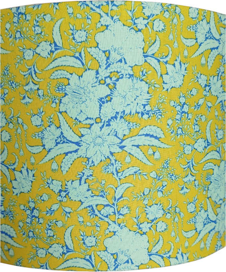 Oxygen Flowers Blue Ceiling Light with E27 Socket 35x20cm