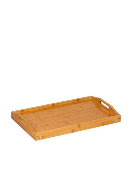 Bamboo Rechteckig Serviertablett aus Bambus 50x30x22cm B391-J012 1Stück