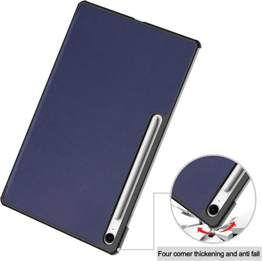 Husă Tabletă Samsung Galaxy Tab S10 FE Plus Skyddar Innovation Stand Multi-unghi Funcție Sleep Wake Foldpro Roșie Set Autocolant