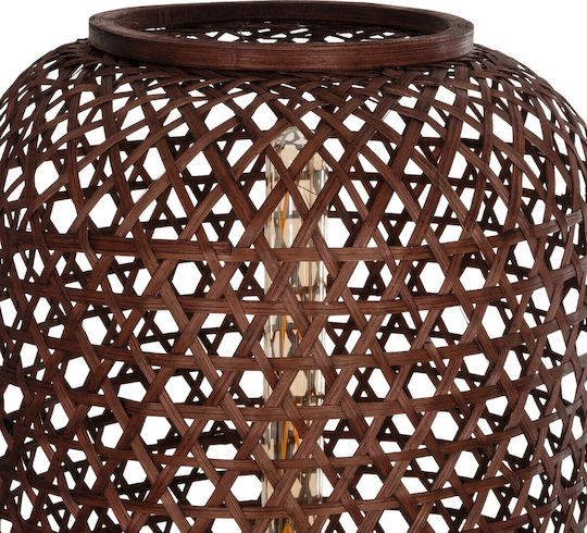 GloboStar Curacao Stehleuchte H165xB30cm. mit Fassung für Lampe E27 Schwarz