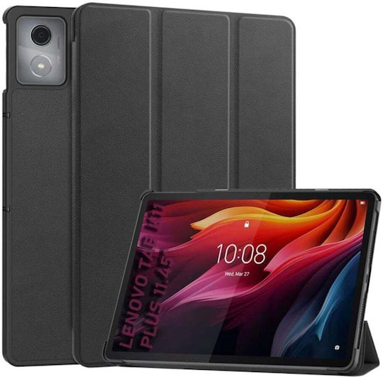 Tablet Hülle Lenovo Tab K11 Plus Schutz Innovation Mehrwinkel-Stand Schlaf Wake Funktion Faltaufkleber Schwarz