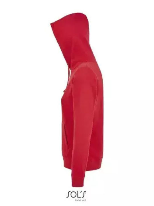 Sol's Spencer Unisex Διαφημιστικό Φούτερ Μακρυμάνικο Red