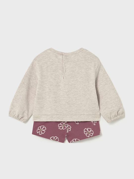 Kinder-Set mit Shorts Sommer 2Stück Beige, Pink