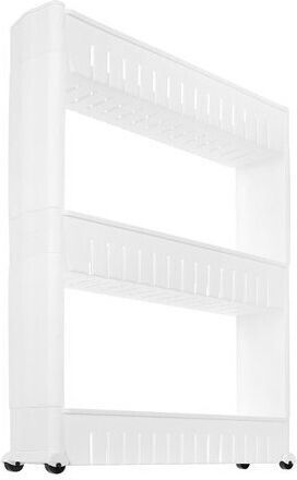 SPM SPM Lebensmittelregal Kunststoff 3 Ebenen Weiß 54,5x12,5x72,5cm
