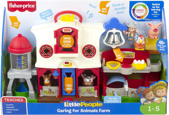 Fisher Price Ζωάκι Little People Caring For Animal Farm με Μουσική και Ήχους για 12+ Μηνών