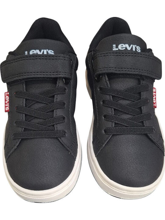 Piper Jr Kids Sneakers with Scratch Black