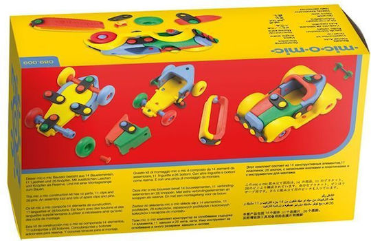 Mic O Mic Plastic Construction Toy Car for Children 5+ years+ Years