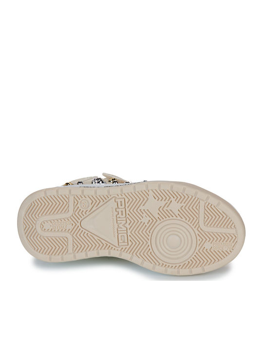 Anatomical Kids Boots with Velcro Beige