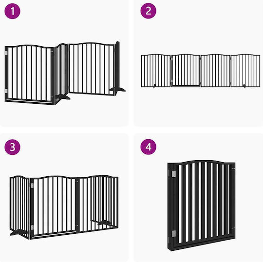 vidaXL Divider Dog in White Color 320 x 90cm