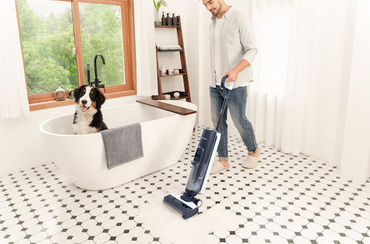 Tineco Floor One S5 Extreme Επαναφορτιζόμενη Σκούπα Stick 21.6V Μπλε