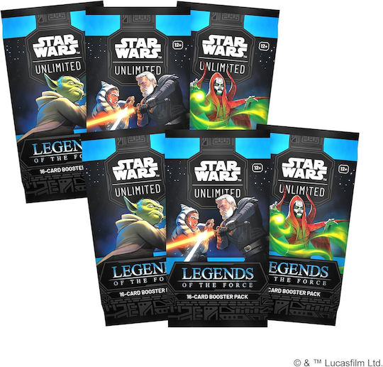 Fantasy Flight Star Wars: Unlimited Tcg - Legends Of The Force Prerelease Box Deck